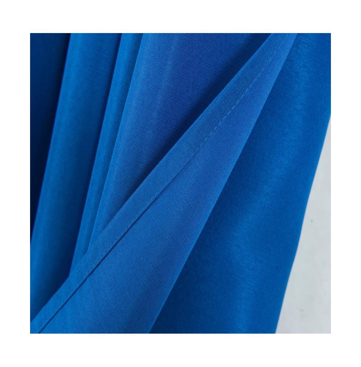 Olivia Gray Gilbert Solid Single Grommet Curtain Panel Pair - 54x84