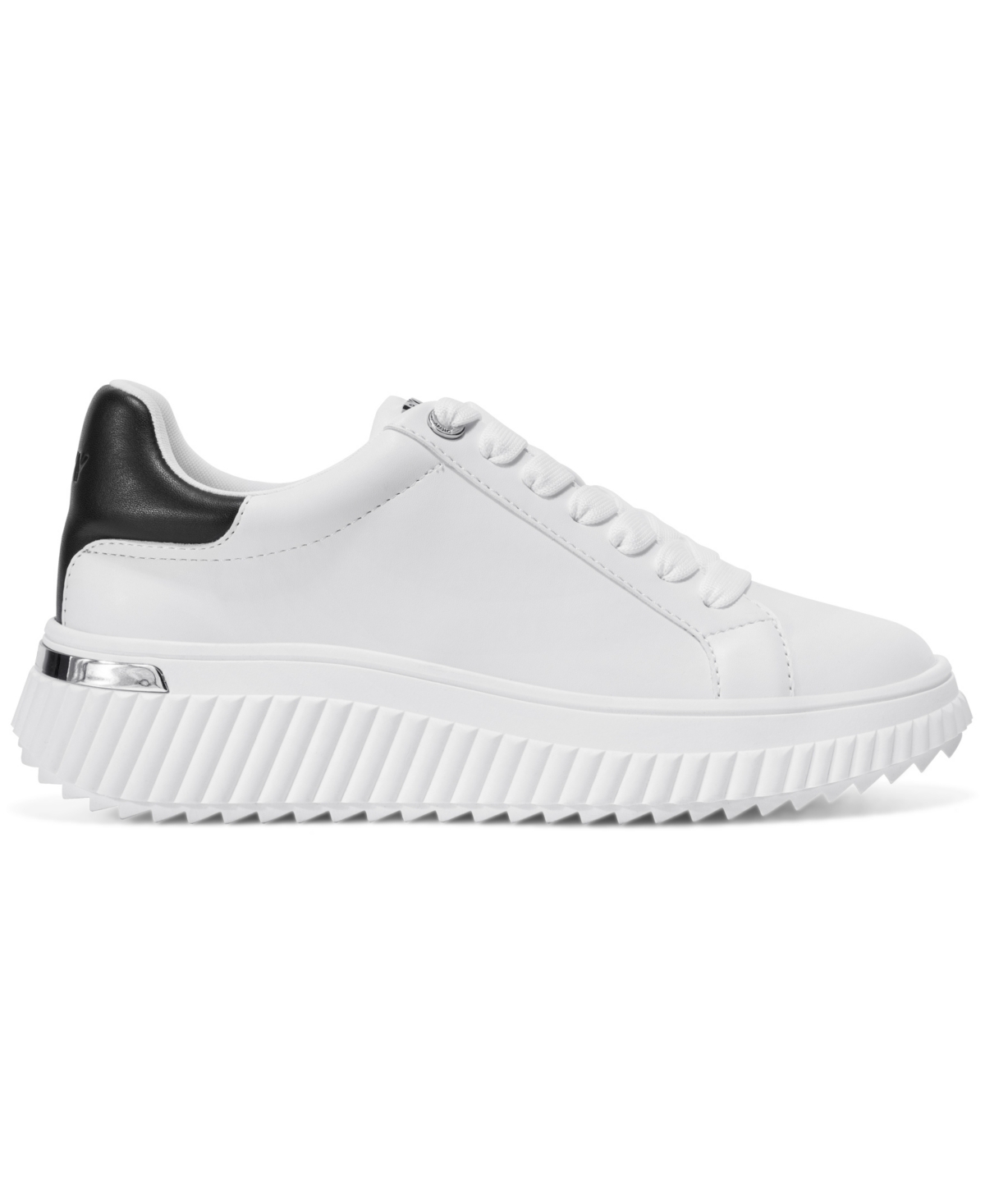 Dkny Lobeco Platform Sneaker In White