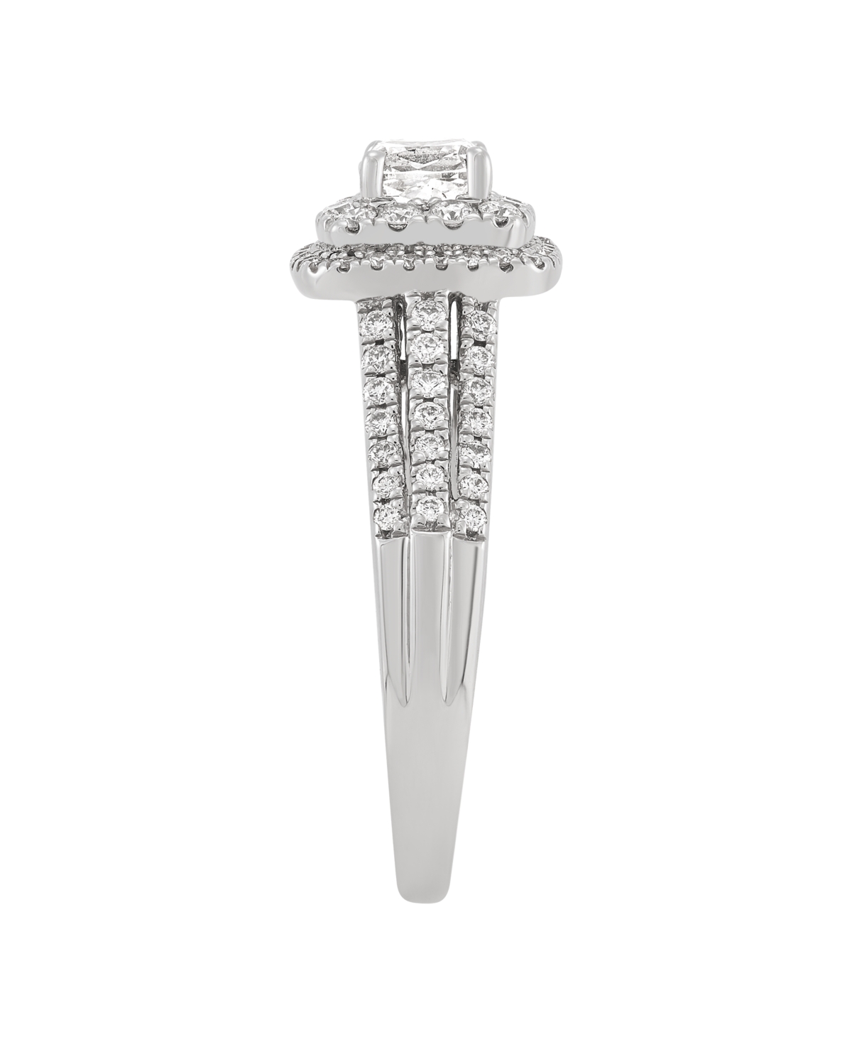 Macy's Diamond Engagement Ring (1 Ct. T.w.) In 14k White Gold In White