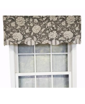 Luxurious Modern Design Classic Basanti Petticoat Style Window Valance 50" x 15" Metal