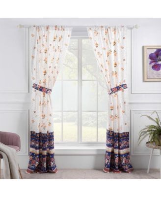 Marsha Window Panel Pair - 42x84", Blue