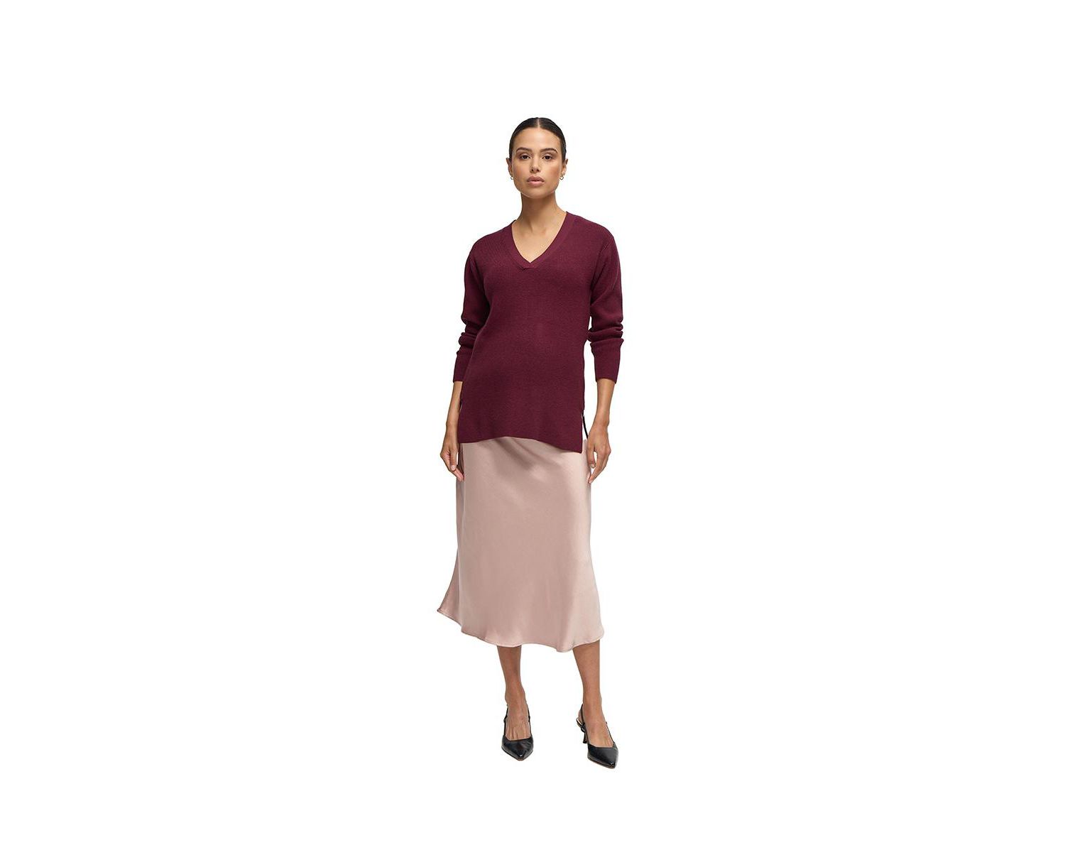 Side Zip Nursing Sweater