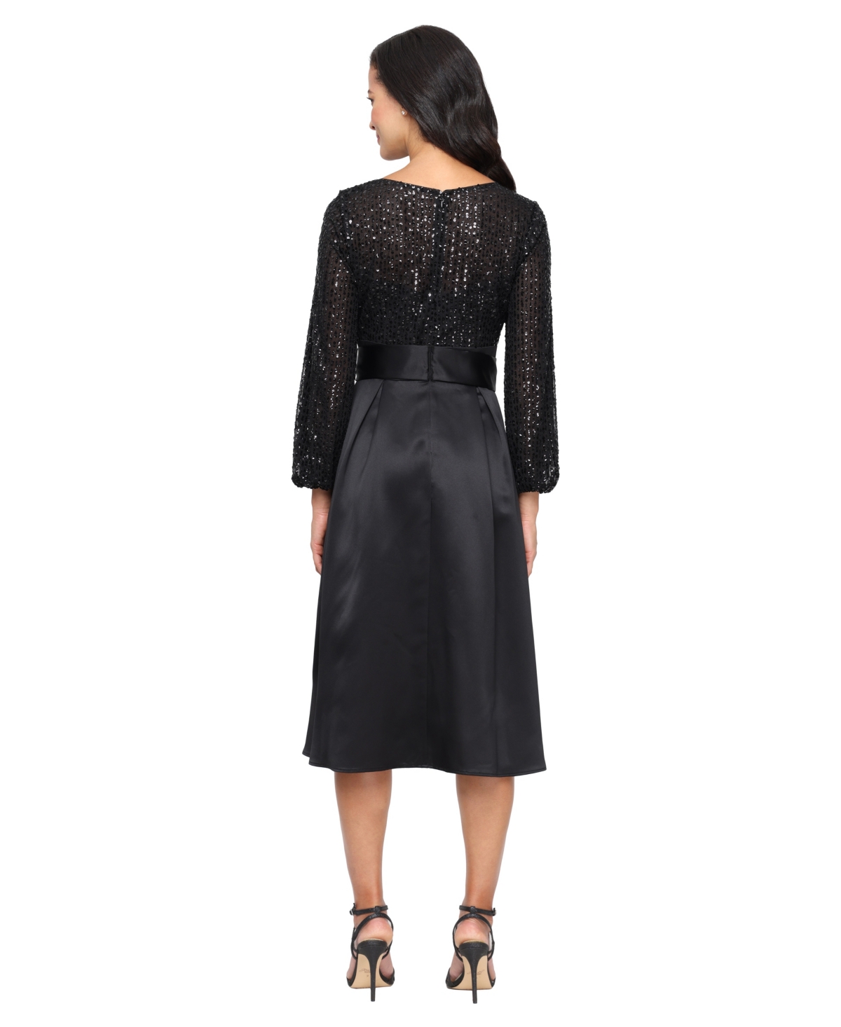 Alex Evenings Petite A-Line Midi Dress