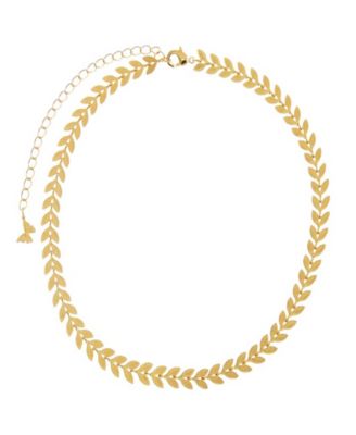 Solid Chevron Link Chain Choker