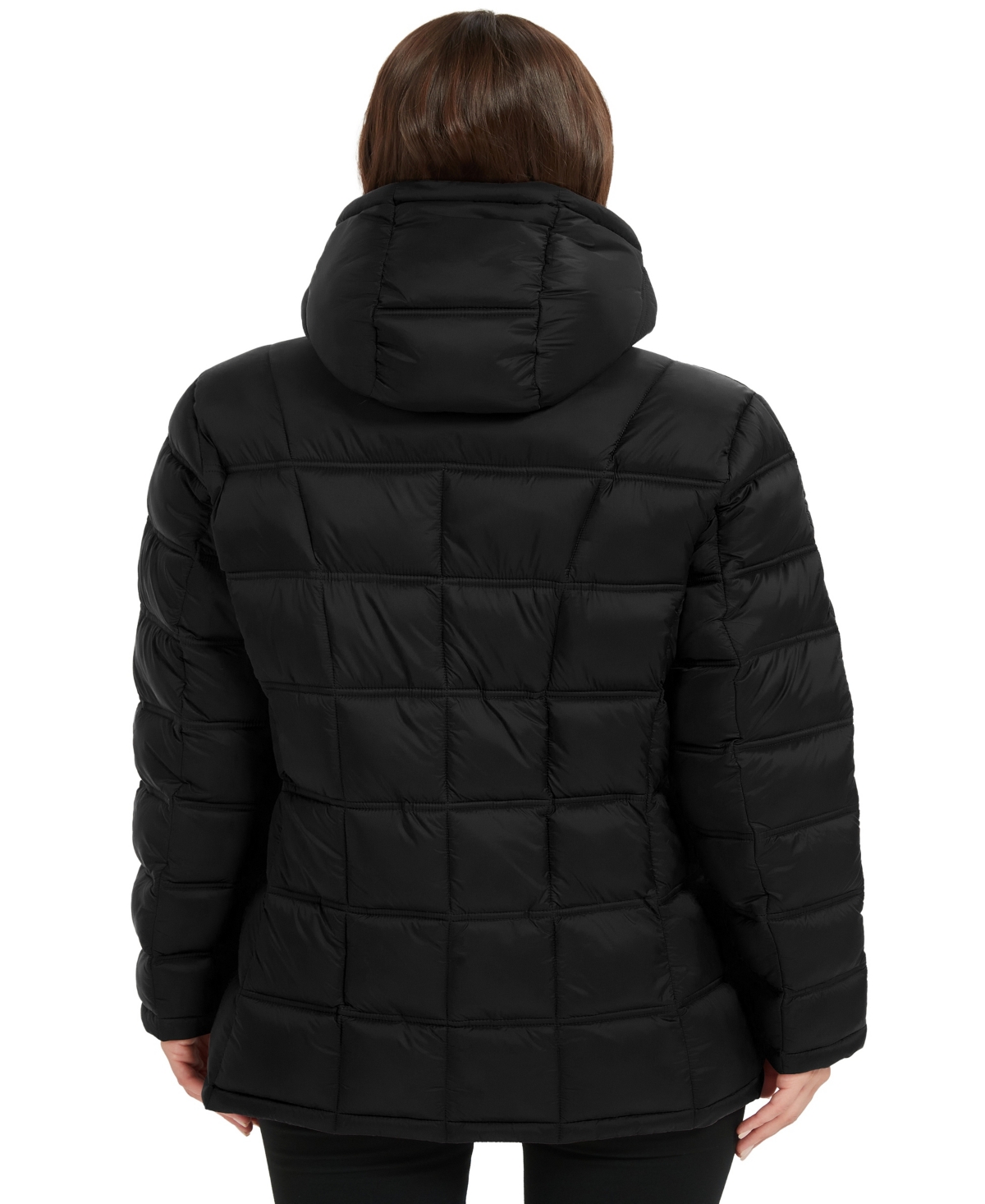 Hawke & Co. Women's Quilt Puffer Jacket In Black