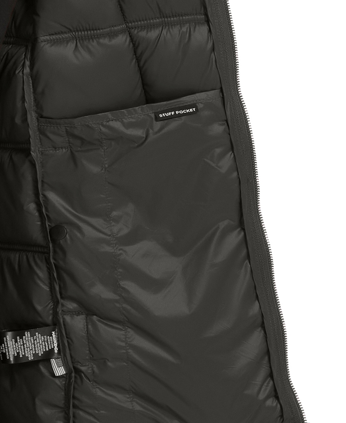 Hawke & Co. Women's Quilt Puffer Jacket In Black