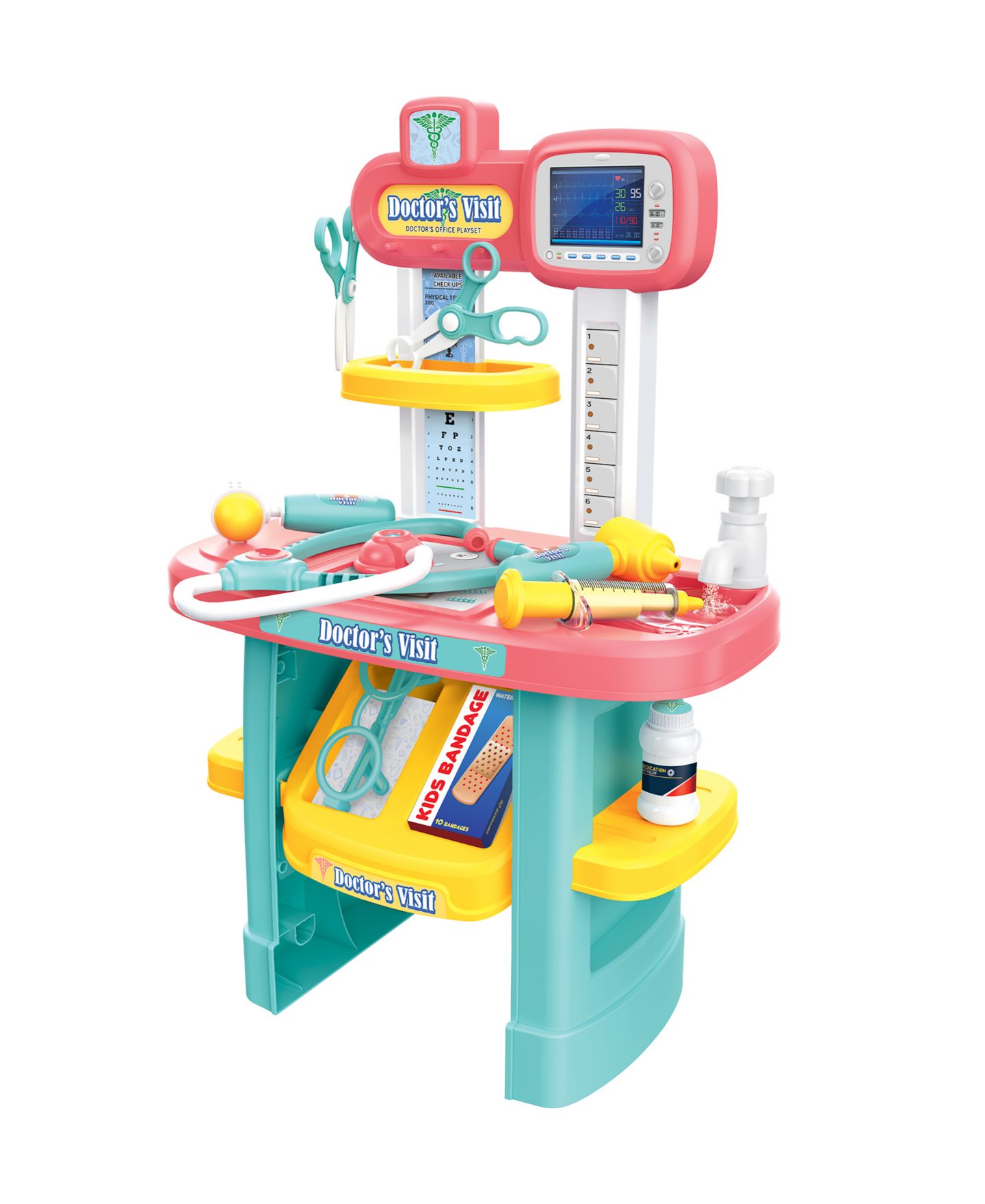 Детский игровой набор World Tech Toys Doctor's Visit Working Faucet 20-Piece Playset, Ages 3+ — фото 2