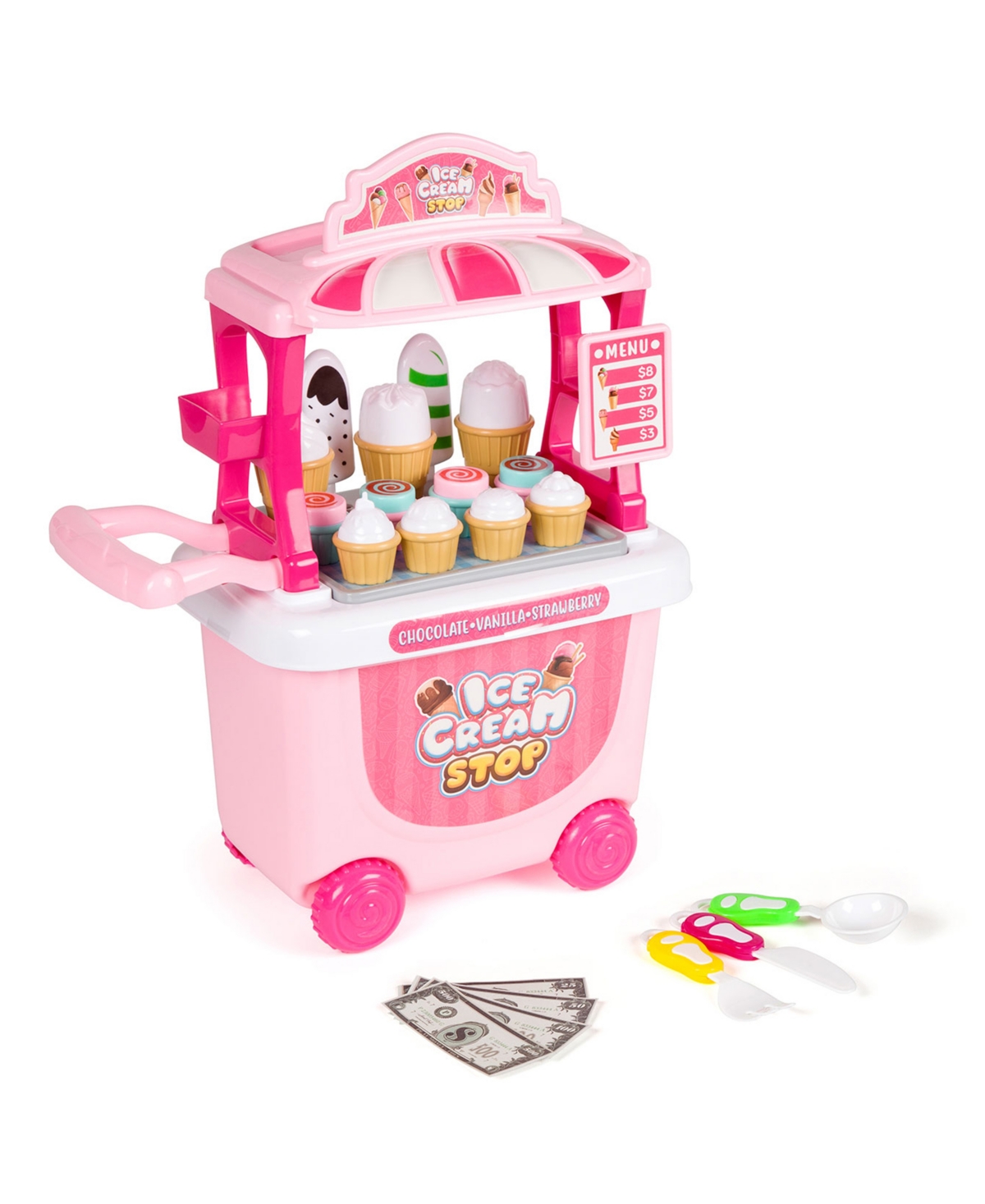 World Tech Toys Ice Cream Cart Playset In Transparent