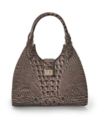 Brahmin Adrian Melbourne Small Leather Satchel Handbag - Macy's