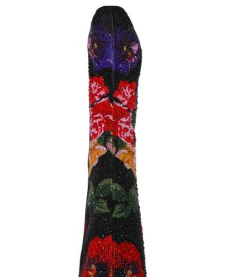 Women's Avon Rhinestone Block Heel Boots