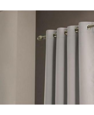 Anchorage Blackout Grommet Single Curtan Panel - 54x90", Silver