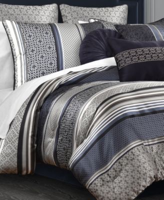 Carlisle Foulard 3-Pc. Comforter Set, King/California King