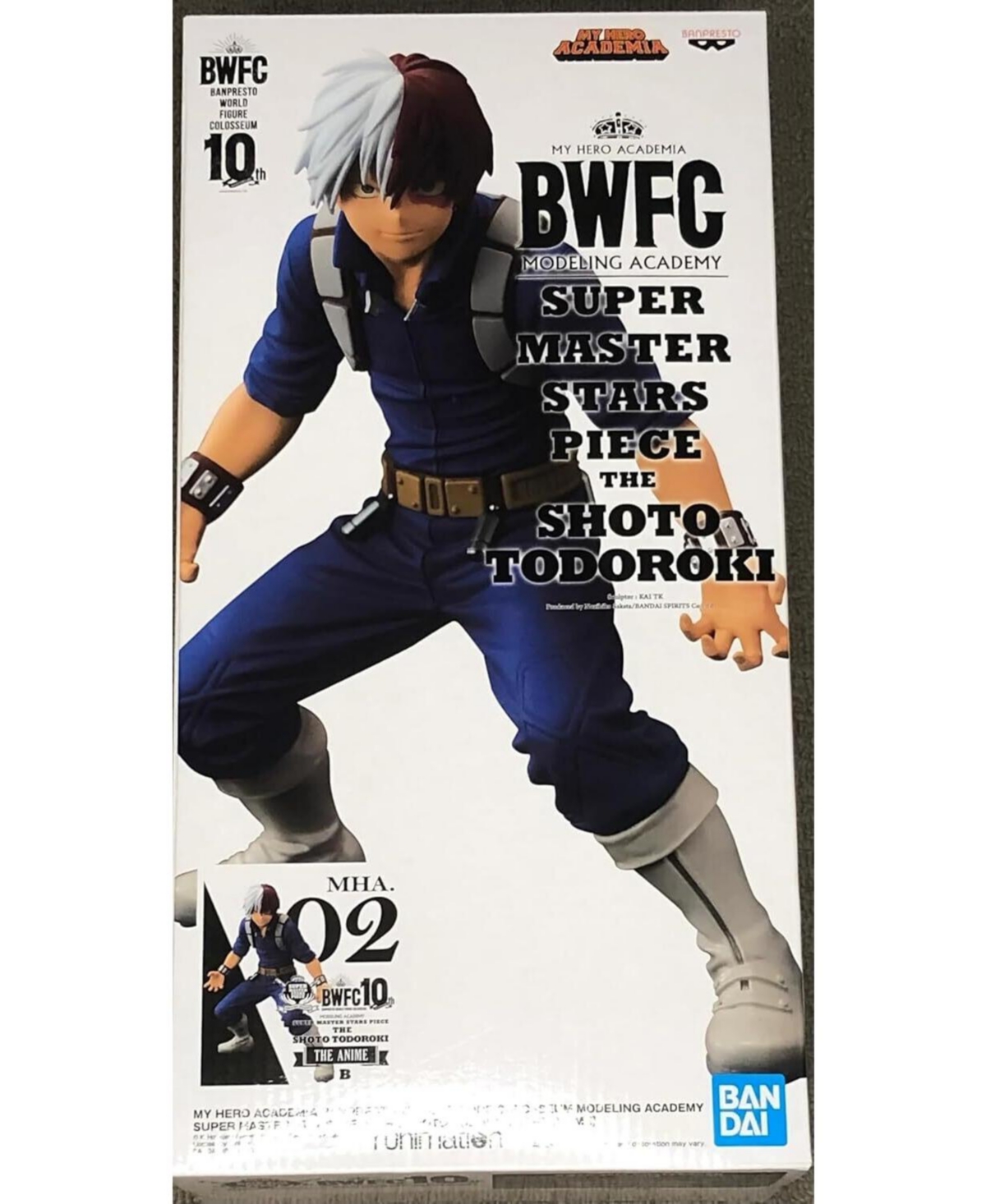 Banpresto My Hero Academia Bwfc Super Master Stars Shoto Todoroki Figure