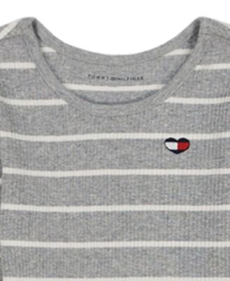 Girls' Toddler 2T-4T Peplum Hem Top and Flare Leg Pants, 2-Piece Set