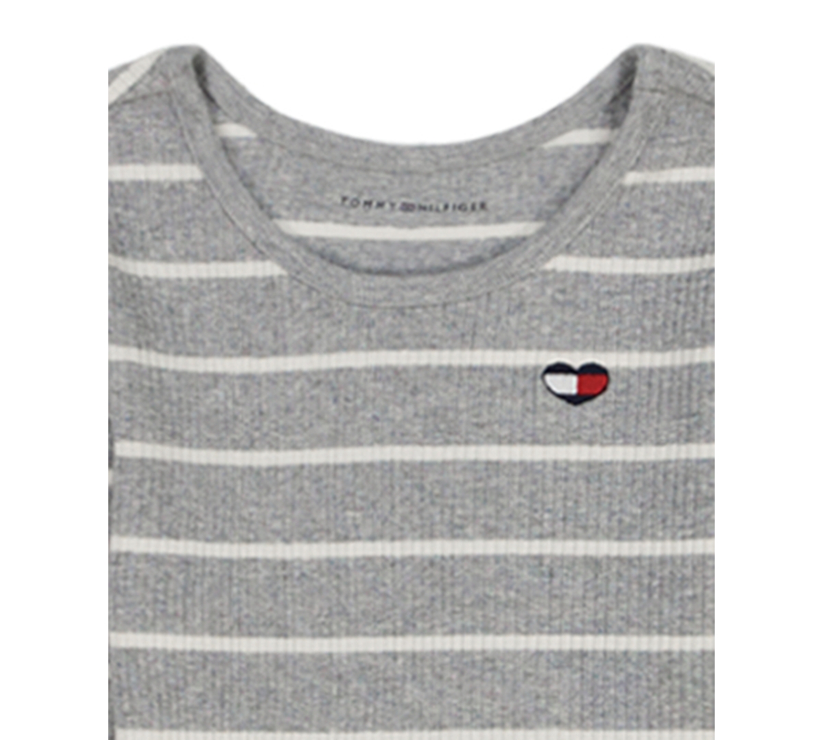 Tommy Hilfiger Girls Toddler 2t-4t Peplum Hem Top And Flare Leg Pants, 2-piece Set In Multi