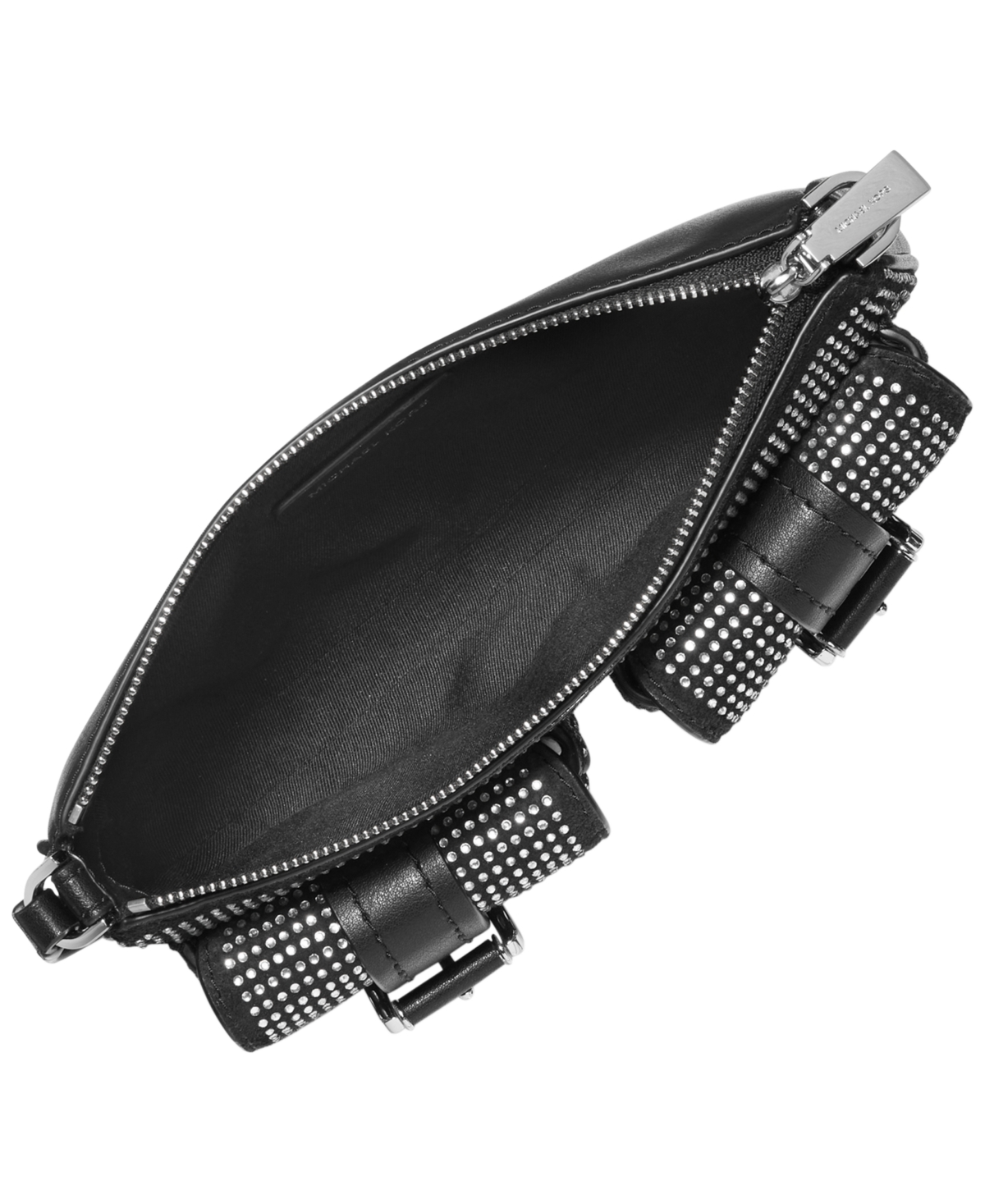 Michael Kors Zoe Convertible Small Shoulder Bag In Black