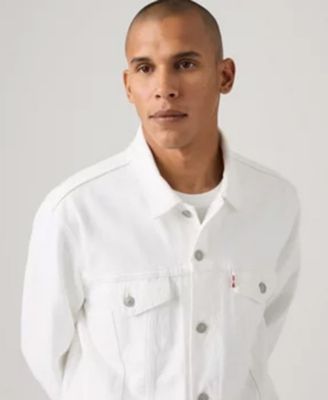 Men's Regular-Fit Stretch Denim Trucker Jacket