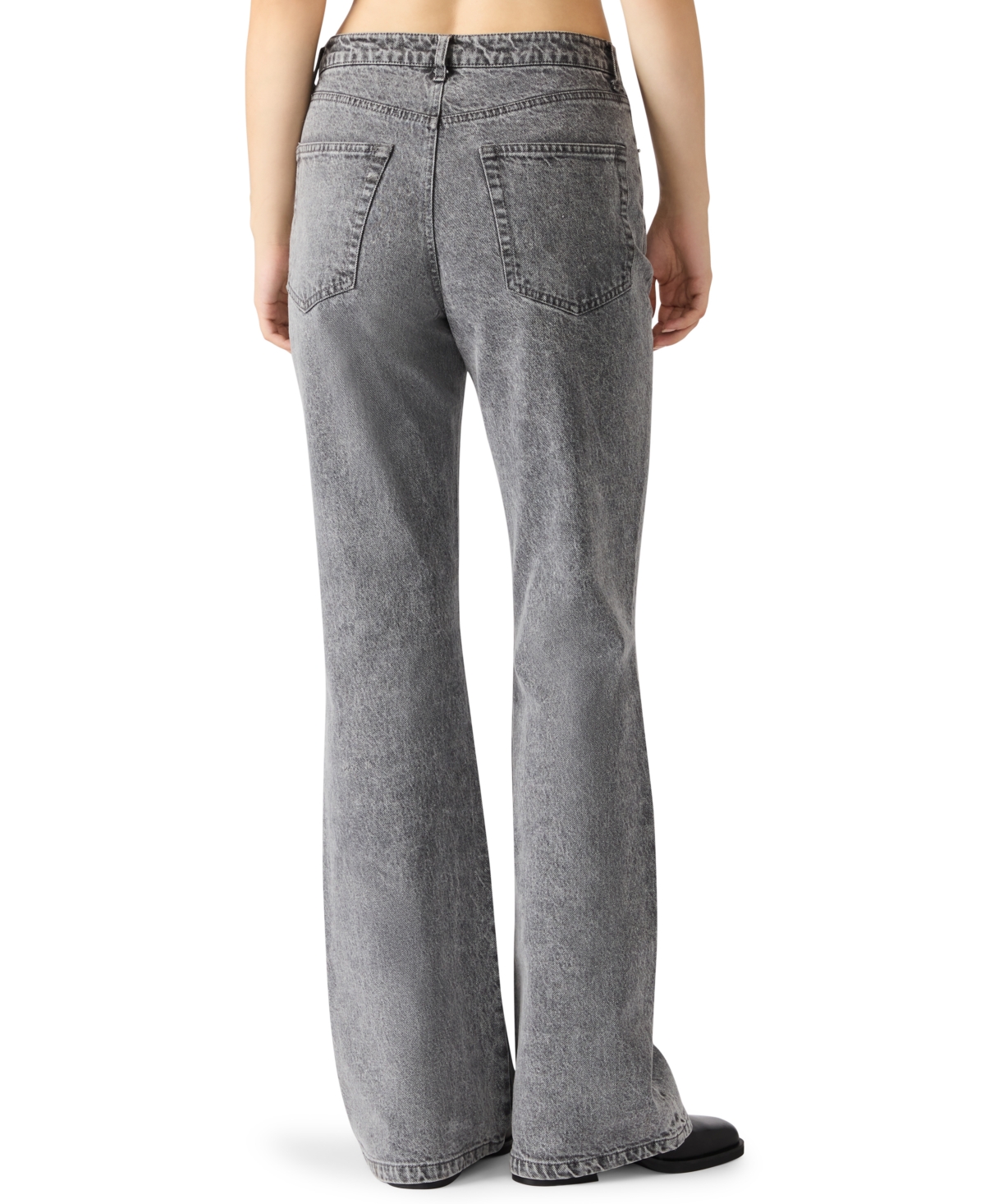 Steve Madden Irys Bootcut Jeans In Gray
