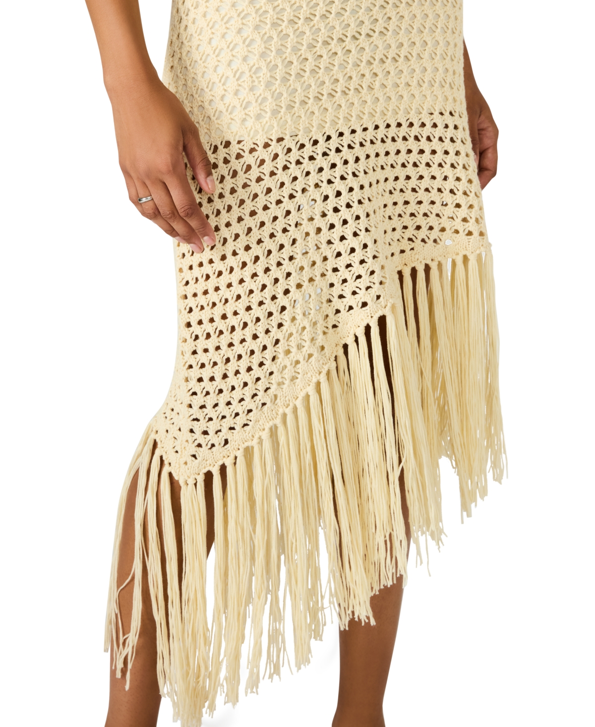 Steve Madden Women's Sophiya Crochet Sleeveless Mermaid Dress