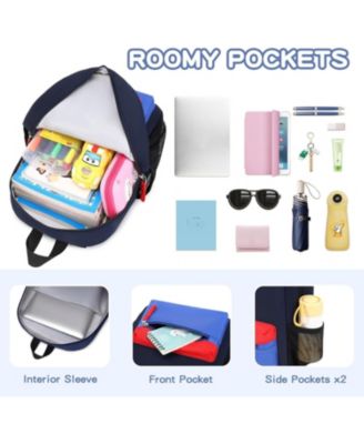 Kids Backpack, 16'' Lightweight School Backpack for Boys Girls,Casual Bookbag for Primary Elementary Middle School,Age 5-14