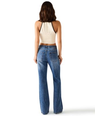 Women's Irys Shanks Flared High Rise Ankle Jeans