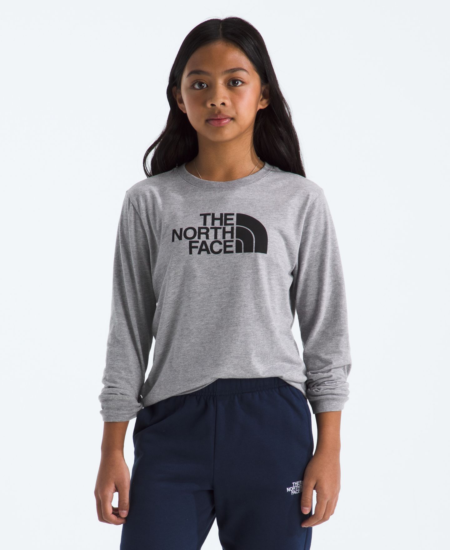 Детский лонгслив The North Face Evolution Half Dome, 6-20, цвет: Серый меланжевый — фото 2