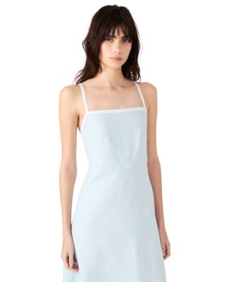 Women's Riyan Tipped Apron-Neck Midi Dress