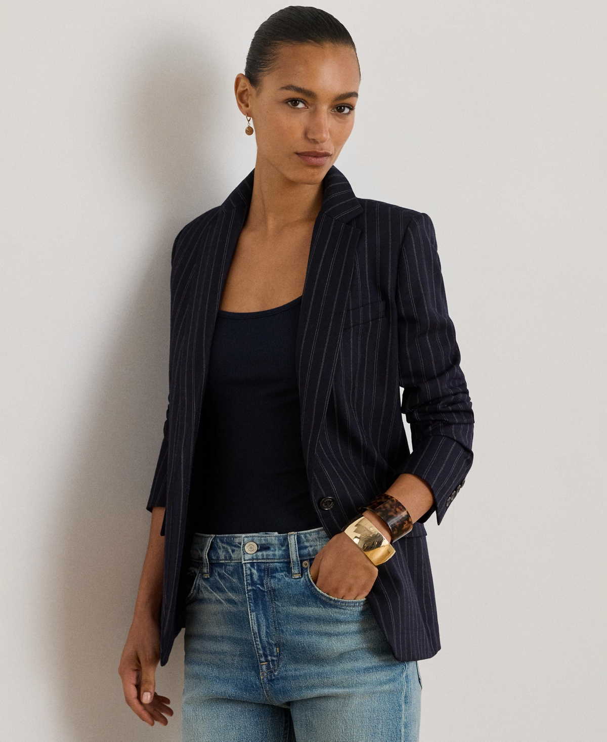 Lauren Ralph Women's Striped Blazer