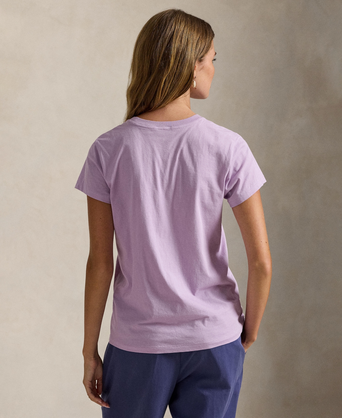 Polo Ralph Lauren Women's Crewneck T-shirt In Purple