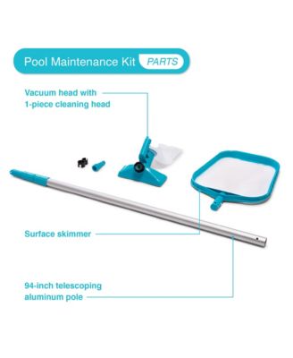 12 x 2.5 Foot Metal Frame Above Ground Pool with Filter and Accessories