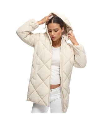 Maternity Ingrid + Isabel Longline Puffer Jacket with Removable Babywearing Cocoon Insert