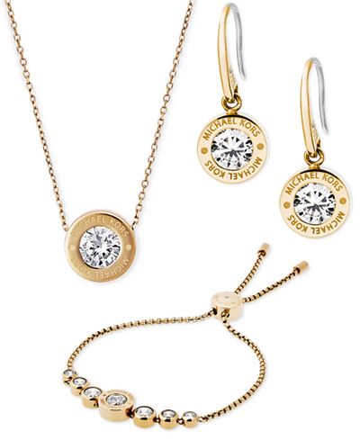 Michael Kors Cubic Zirconia Logo Collection