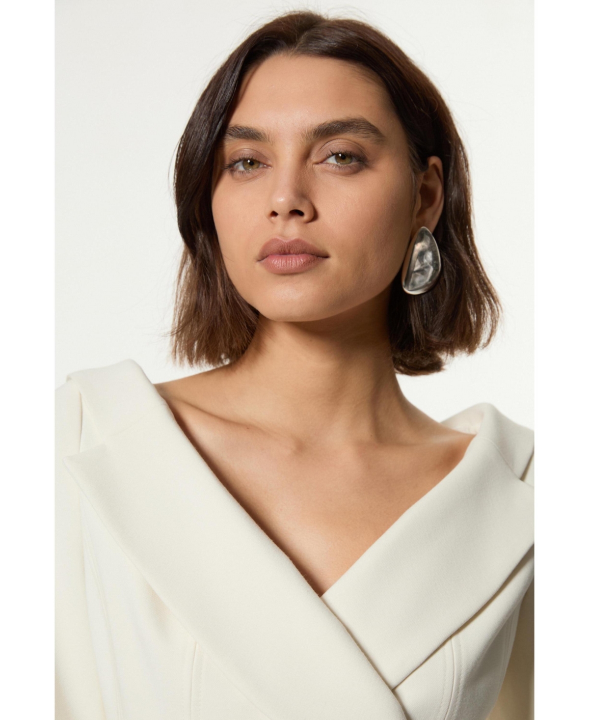 Karen Millen Women's Compact Peplum Tailored Jacket