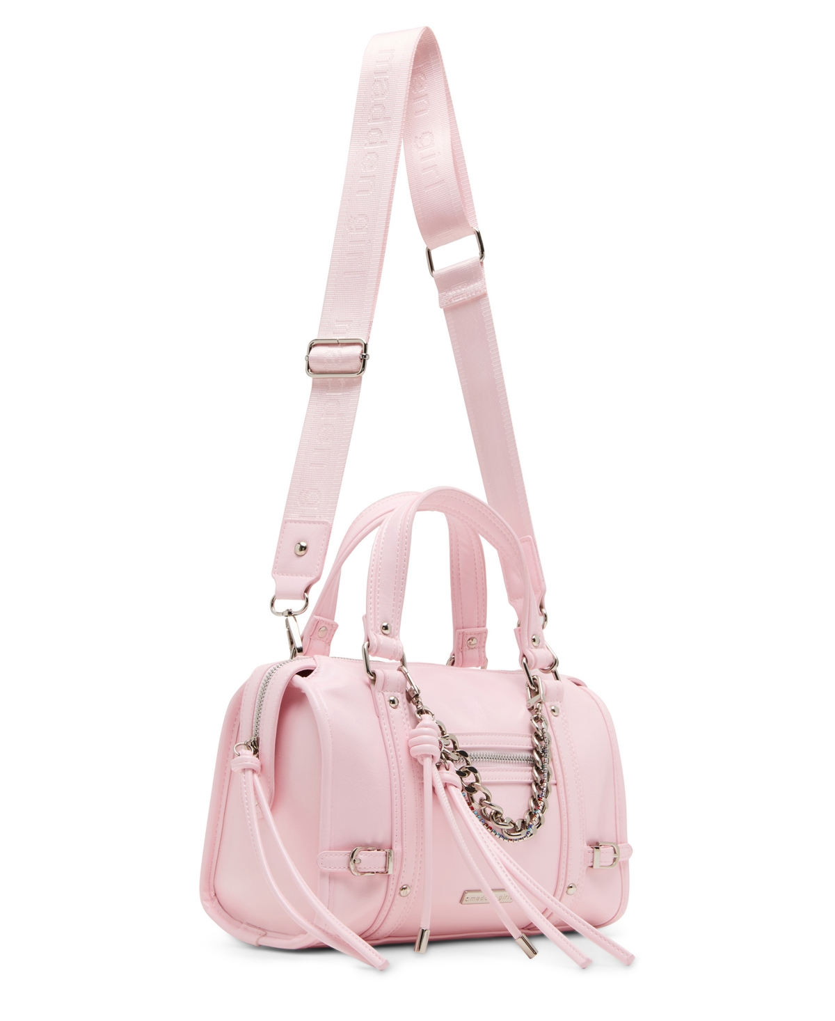 Madden Girl Audirec Satchel Bag In Pink