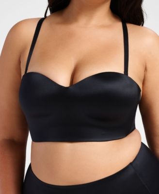 Women's Support Smooth Satin Multiway Straps Foam Bustier