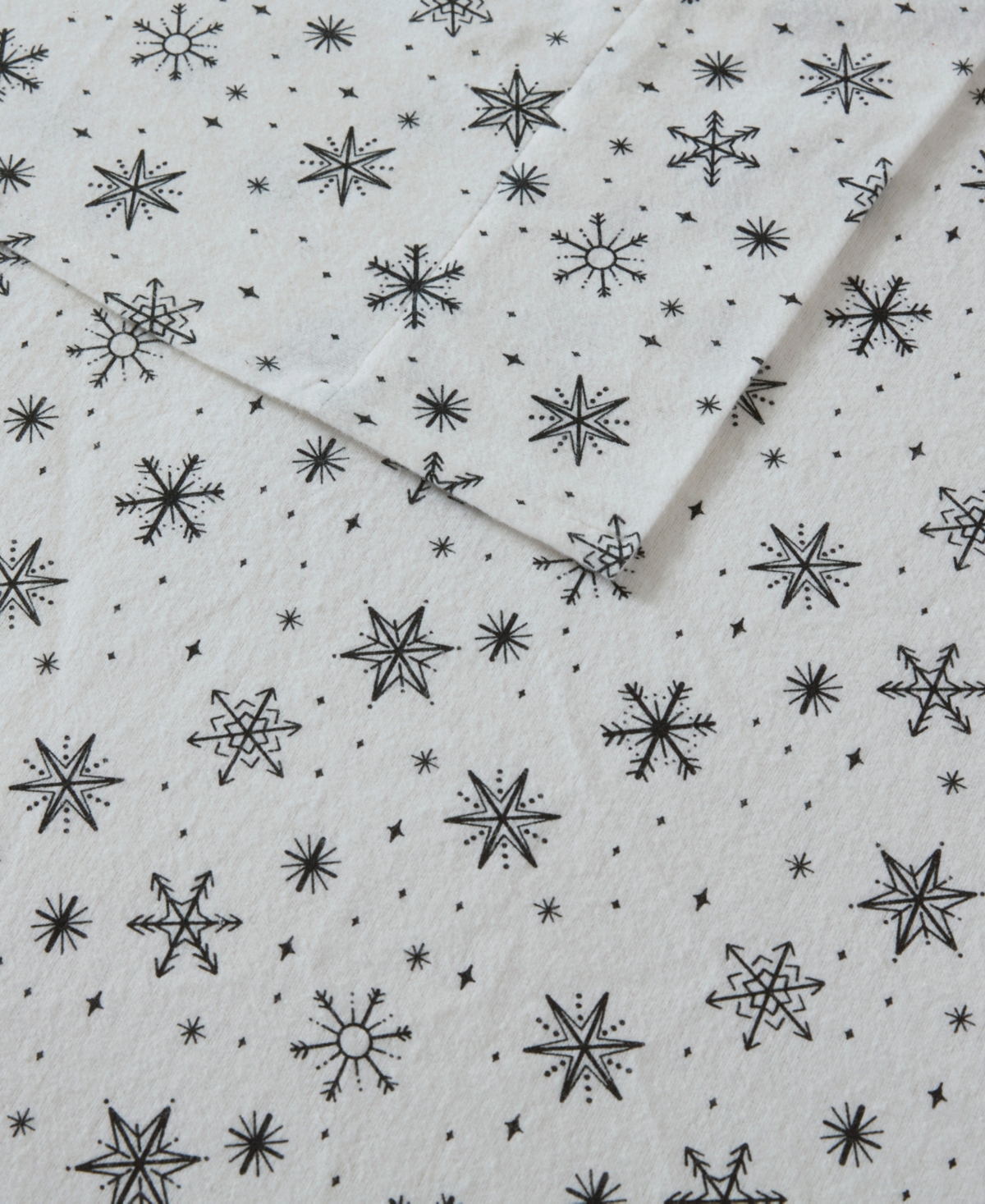 Madison Park Novelty Printed Cotton Flannel 4-pc. Sheet Set, King In White