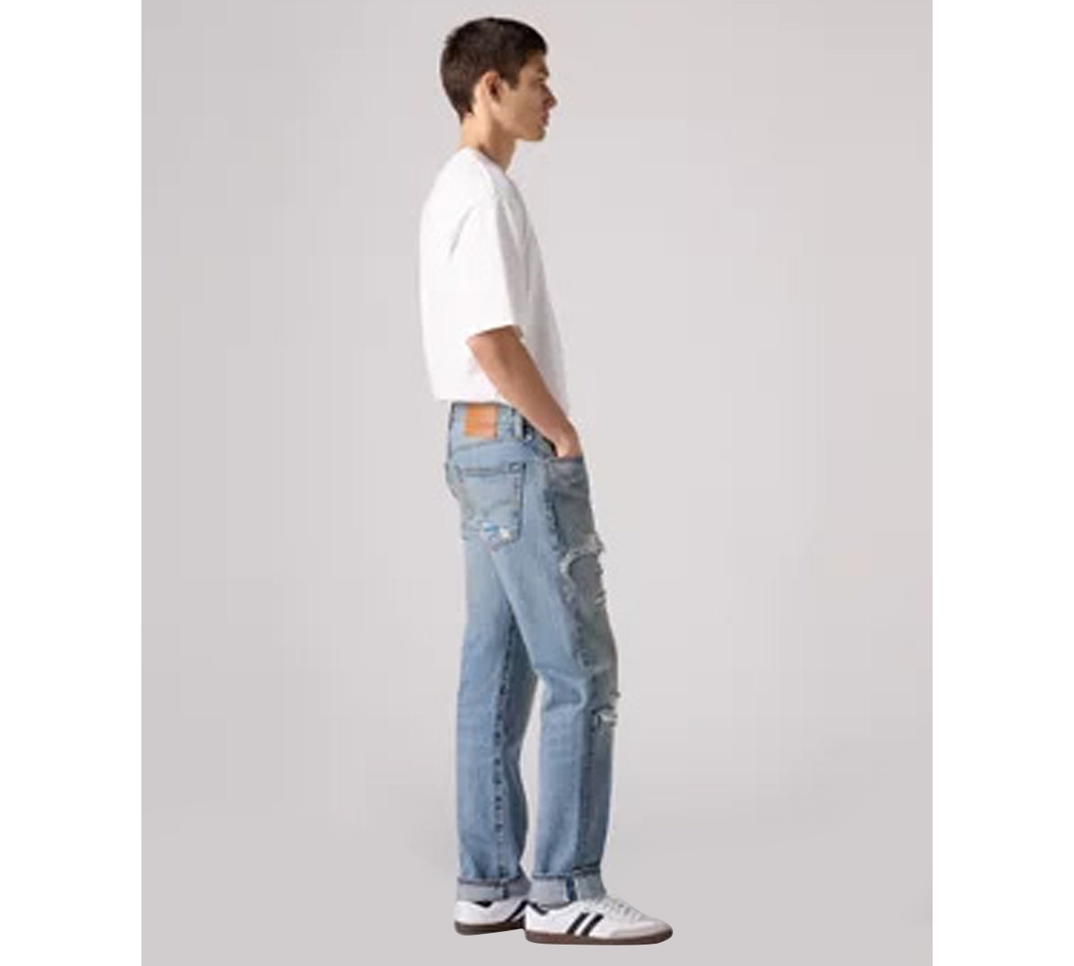 Levi's Men's 501 Original Fit Button Fly Non-stretch Jeans In Blue