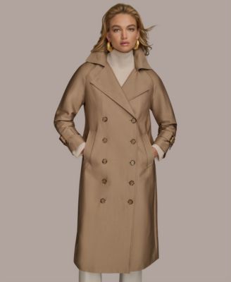 Women's Classic Long Double Breasted Coat