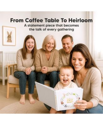 Baby Muse Memory Book Keepsake for Girl, Boy, First 5 Year Journal Milestone Book, 100 Beautiful Pages