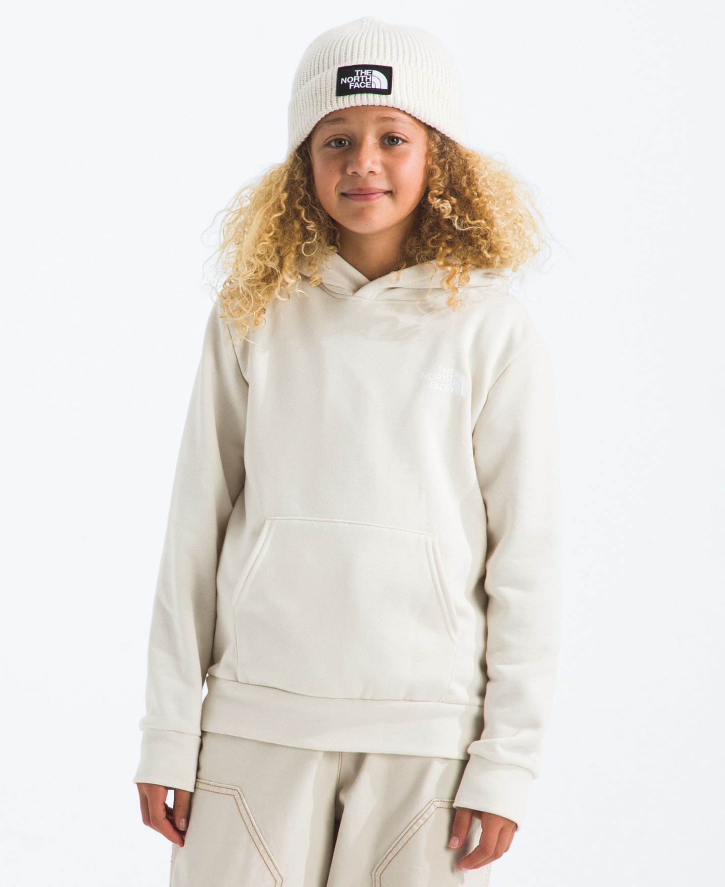 Детское худи The North Face Pull-On Graphic, цвет: Белый дюнный — фото 3