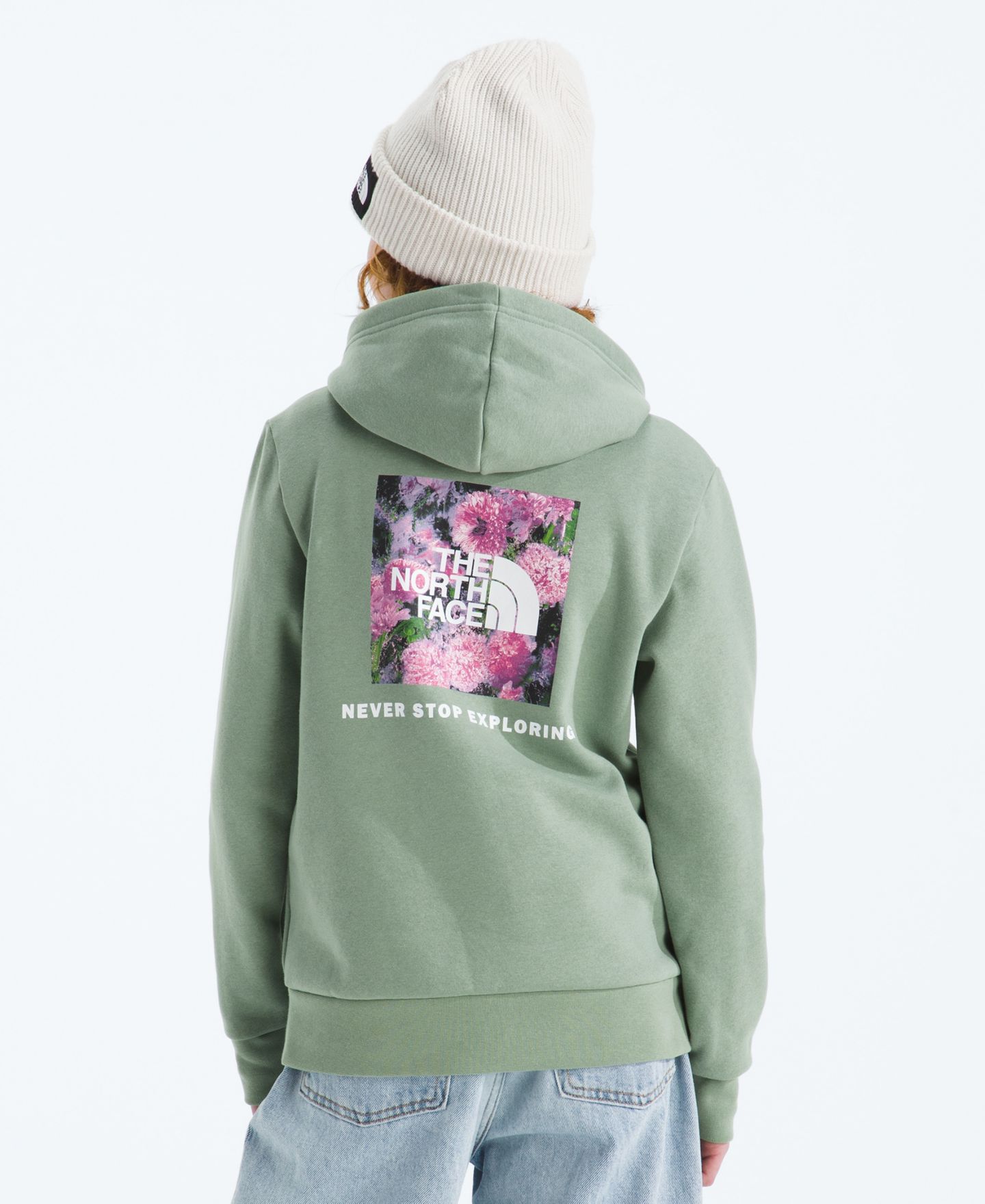 Детское худи The North Face Pull-On Graphic, цвет: Зелёный — фото 4