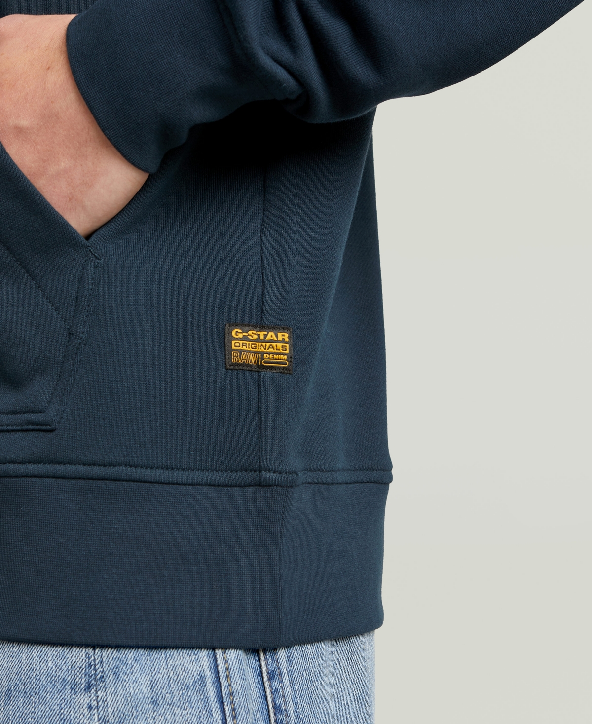 G-Star Raw Men's Embroidered Logo Graphic Hoodie