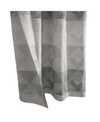 Commonwealth Jackson Grommet Curtain Panel - 52x84", Natural Grey