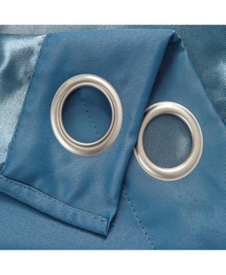 Anchorage Blackout Single Grommet Curtain Panel 54x63", Blue