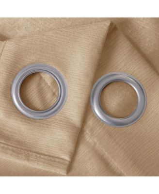 Lina Matte Embossed Blackout Grommet Single Panel - 52x90", Gold