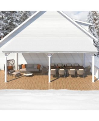 20'x10' Wall Mounted Gazebos Pergola