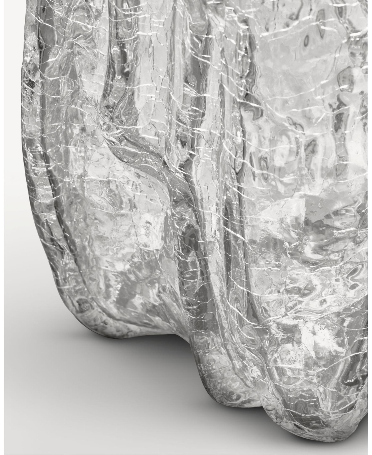 Kosta Boda Crackle Tall Vase
