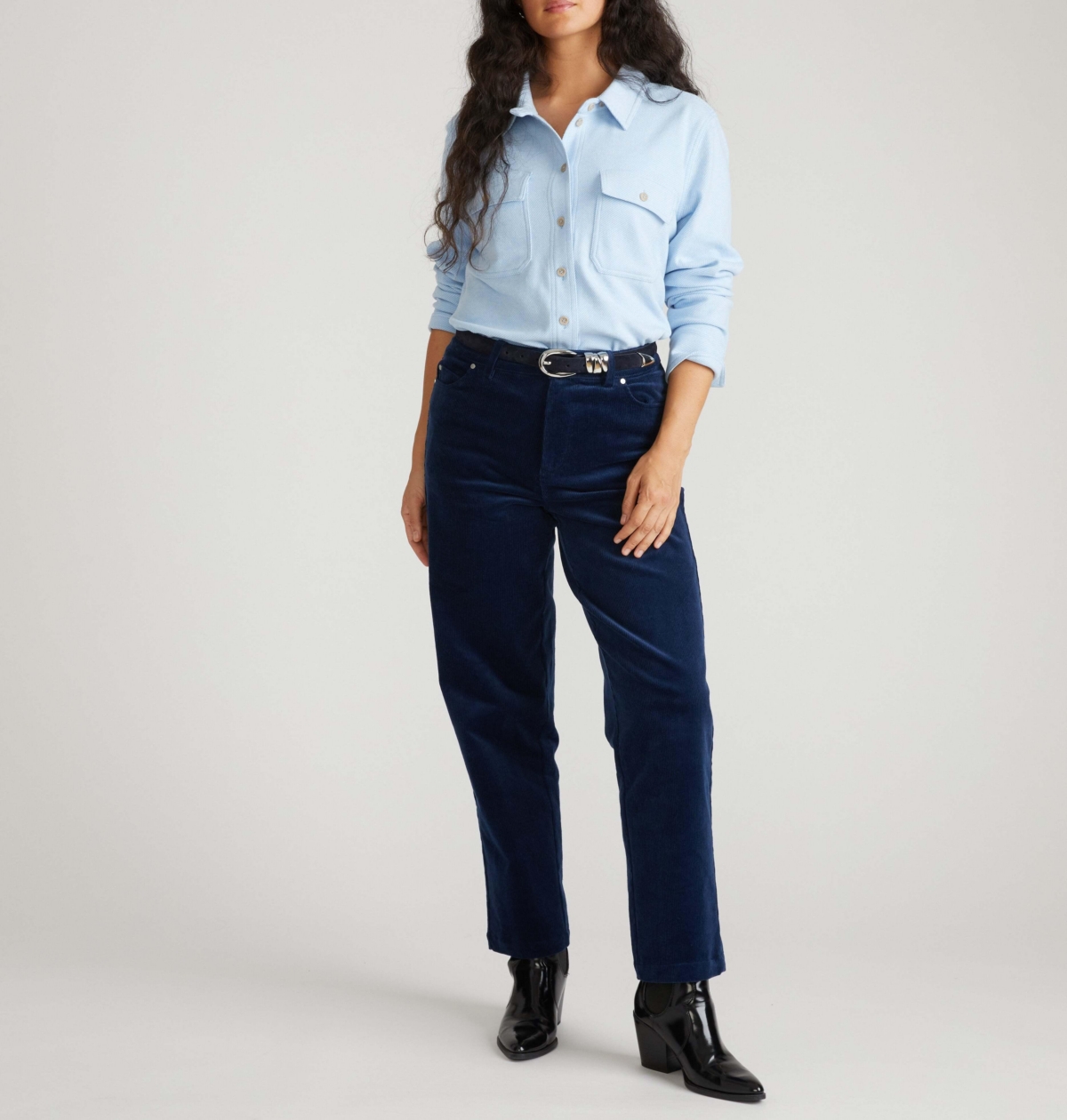 Universal Standard Women's Cassidy High Rise Straight Corduroy Pants