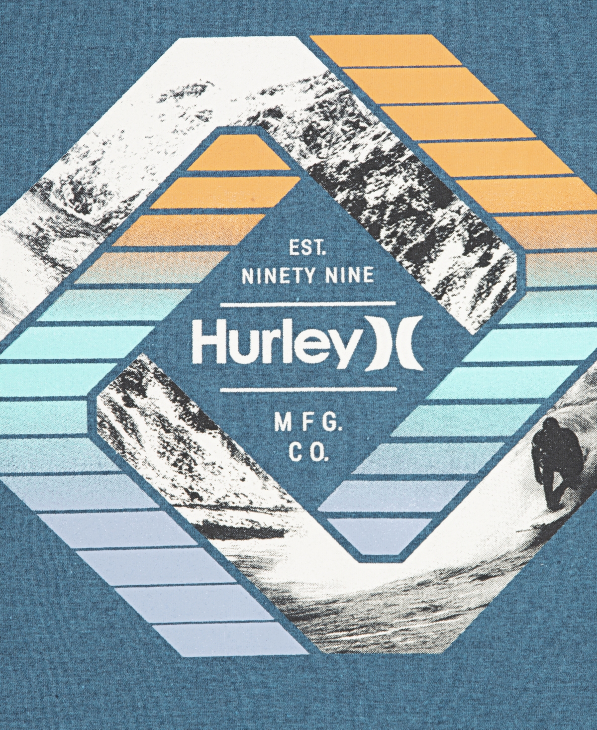 Hurley Boys 8-20 Alpha-Fill Crewneck T-Shirt