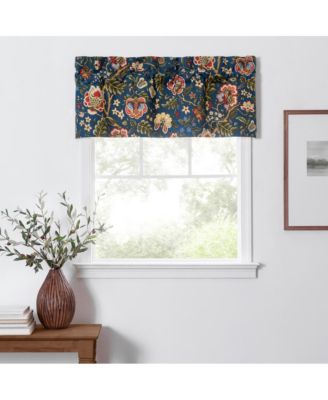 Regency Straight 3" Rod Pocket Valances for Windows 50" x 15" Navy